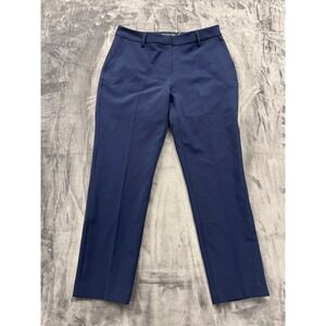 Wantable Slim Ankle Pant Womens 12 Navy Blue Professional Career Stretch 3012